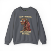 If I'm Standing, It's Against My Will – Slouchy Zombie Sweatshirt